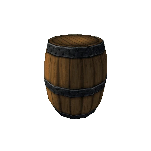 wooden barrel